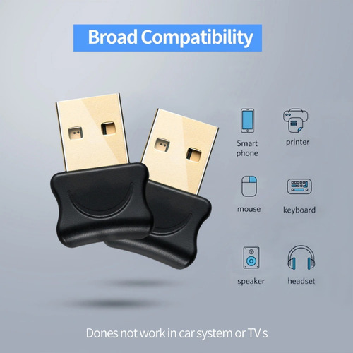 Imagem 8 de 8 de Mini Micro Adaptador Bluetooth Pc Computador Notebook 5.0