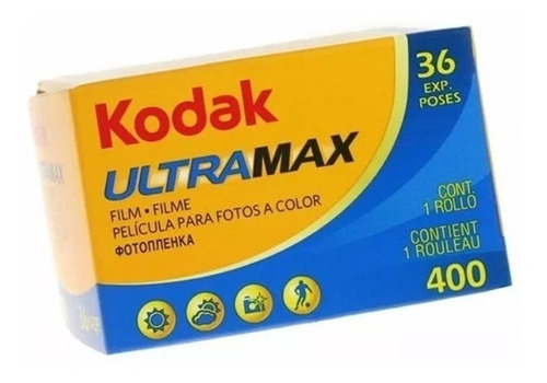 Rolo fotográfico Kodak Ultramax 400 35mm