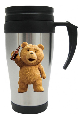 Vaso Viajero Metalico Oso Ted Bear Mugs 