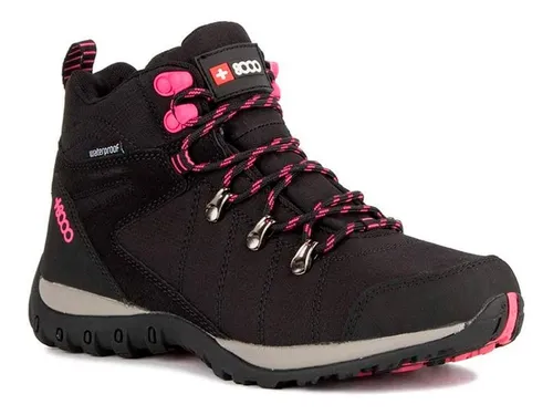 Zapatilla +8000 Mujer Tavos Negro/fucsia