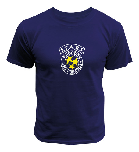 Camiseta Placa Stars Raccoon City Police Department Resident