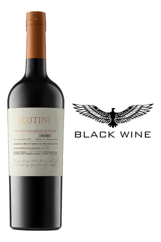 Vinos Dulces Rutini Coleccion Encabezado De Malbec 750ml