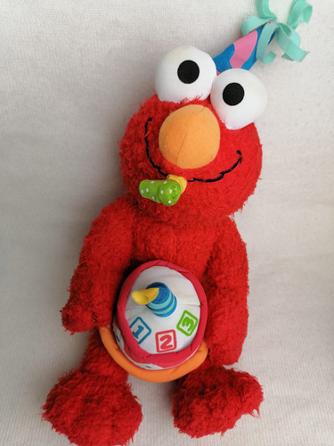 Peluche Original Elmo Cumpleaños Happy Birthday Musical 35cm