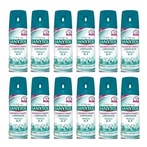 Sanytol Desinfectante Limpiador Multiusos 400 Ml 12 Piezas