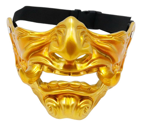 Máscara De Cosplay De Mueca De Cabeza, Máscara De Oro