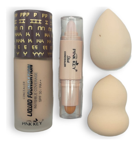 Set De Maquillaje Básico Con Cosmetiquera Portátil