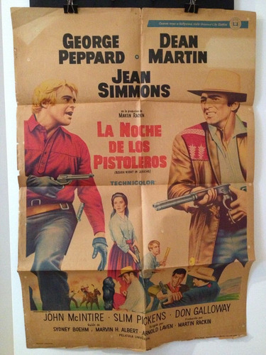 Afiches De Cine - La Noche De Los Pistoleros
