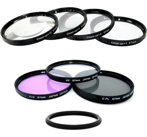 7 Filtros Para Canon Sx50 Sx40 Sx30 Sx20 (uv,cpl,fld, Macro)