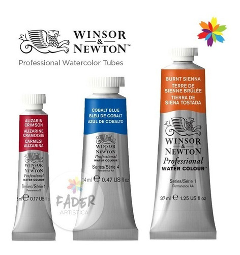 Acuarelas Profesionales Winsor Newton Pomo De 5ml Serie 1