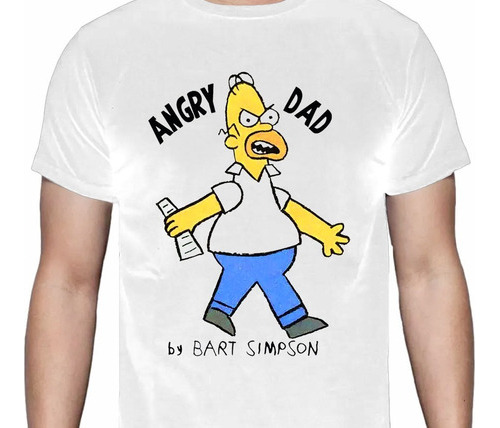 The Simpsons -  Angry Dad_2 - Animacion - Polera- Cyco Recor