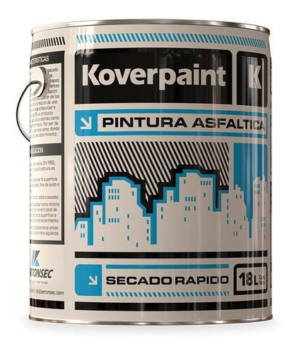 Imprimación Asfáltica Base Solvente  - Koverpaint - 18lt