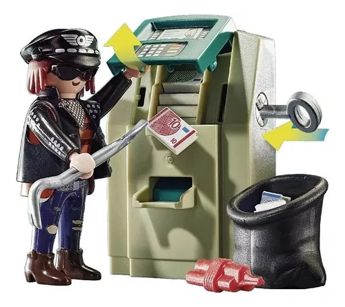 MOTO DE POLICÍA: PERSECUCIÓN DE LADRÓN PLAYMOBIL