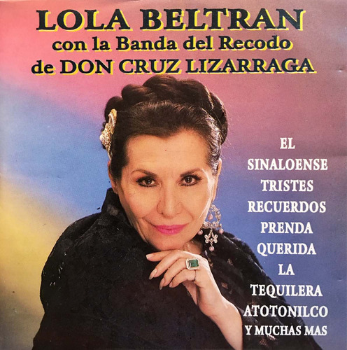 Cd Lola Beltran Con La Banda Del Recodo De Don Cruz Lizarrag