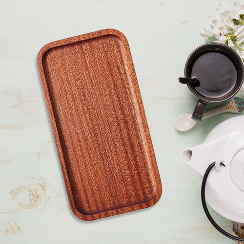 Bandeja De Madera Para Servir 13cmx25cmx1,5cm