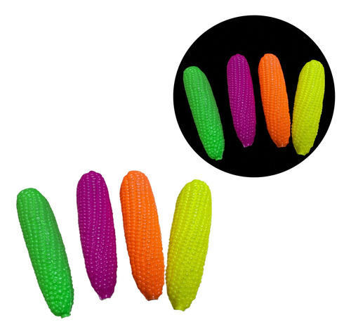 Combo Cotillon Maracas Banana Fluo X 10 Carioca Carnaval