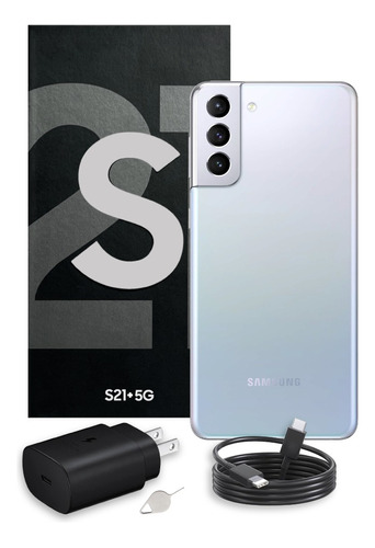 Samsung Galaxy S21 Plus 5g 128 Gb Plata 8 Gb Ram Con Caja Original  (Reacondicionado)