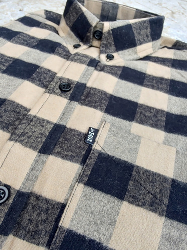 Camisa Leñadora Hombre Abrigada Cuadros
