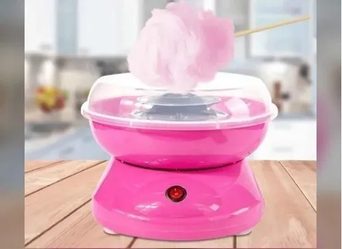 Máquina elétrica portátil de algodão e açúcar Candy Maker - cores disponíveis!
