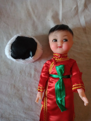 Antigua Muñeca Coleccion Chinesse Folk Doll En Caja Original
