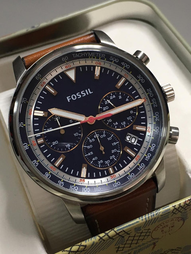 Relógio Fossil Masculino Couro