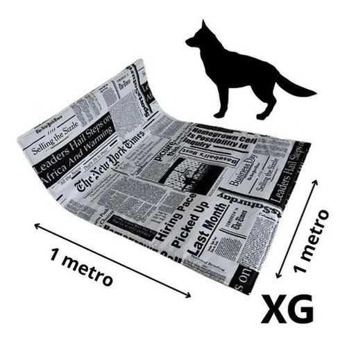 Imagem 1 de 8 de Tapete Higiênico Lavável Super Grande 1 X 1 Mt 3 Unidades