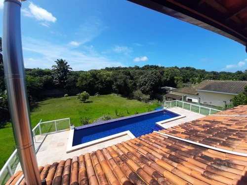 Imagem 18 de 18 de Casa 5/4 Á Venda Com Piscina Privativa E Enorme Jardim No Condomínio Encontro Das Águas. Ca00329
