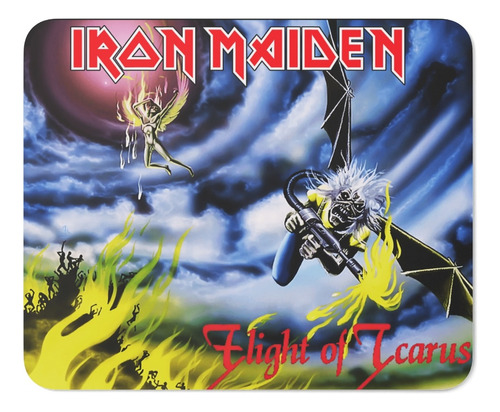 Rnm-0477 Mouse Pad Iron Maiden - Flight Of Icarus