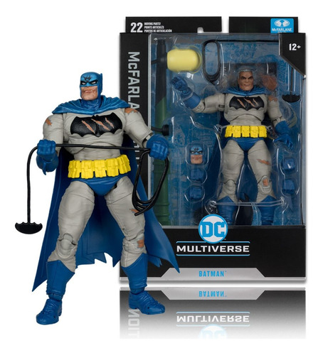 Batman-(battle Damage)7 -dc Multiverse-mcfarlane Toys (Usado)