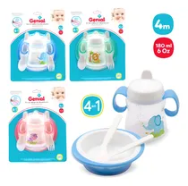 Comprar Juego Set De Vajilla Alimentacion Plato Cubierto Bebe Vaso