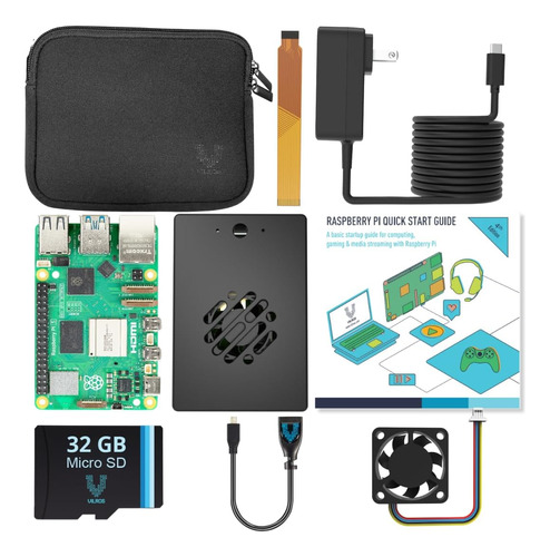 Vilros Raspberry Pi 5 (8 Gb) Kit Básico De Inicio Con Carcas