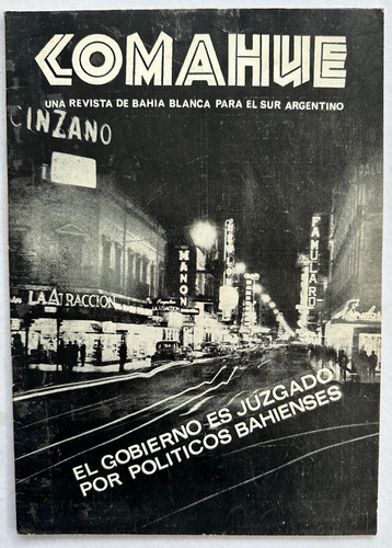 Revista Comahue N° 1 Bahia Blanca Abril 1968