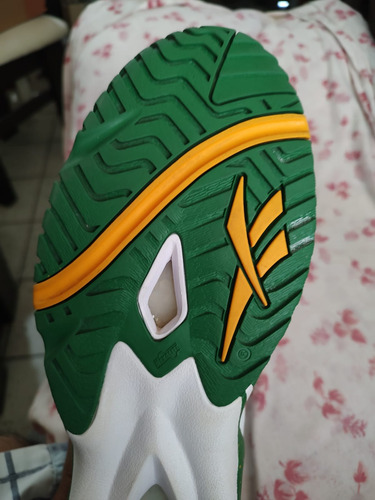 Tenis Reebok Kamikaze Ii Shawn Kemp Sonics Og 30mx Blanco Y Verde 30