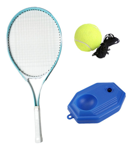 Pelota De De Tenis, Equipo De Entrenamiento De Raqueta Azul