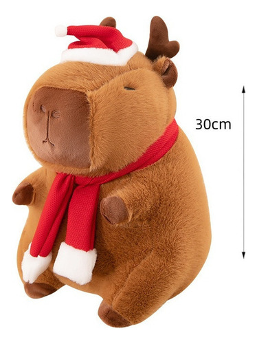 Peluche De Juguete Capivara Filó Regalo De Navidad 30 Cm A