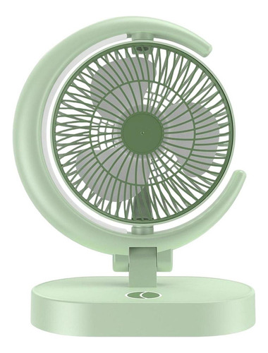 Mini Ventilador De Mesa, Rotación De Ajuste, Recargable,