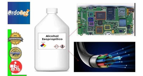 Imagen 3 de 4 de Alcohol Isopropílico 99% Puro Uso Limpieza Pcb Y Fibra Optic