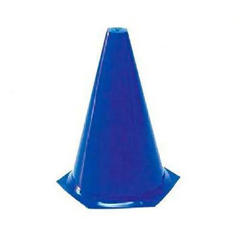 Cone Cemar De Sinalização 23cm - Azul - Un