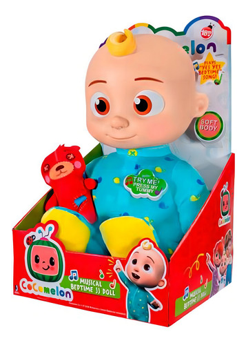Cocomelon Muñeco Soft Jj C/sonido Y Frase Int Cmw0016 Orig