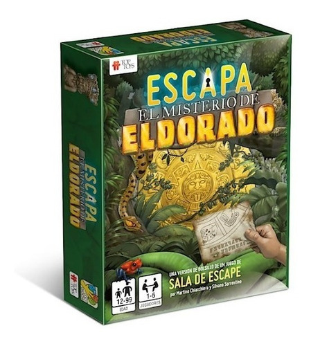 Escape Room Juego De Cartas Escapa El Misterio De El Dorado