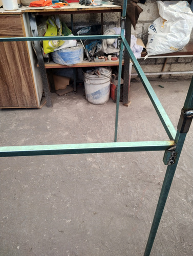 Carpa O Puesto Para Tianguis 1.5 Metros De Largo Verde Zintro Sin Pintar