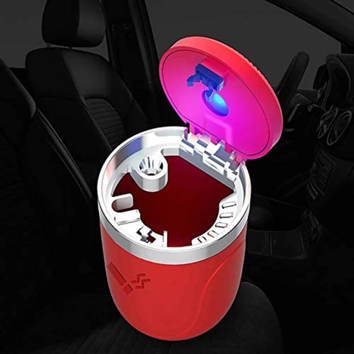 Cenicero De Cigarrillos De Coche Con Tapa Portátil