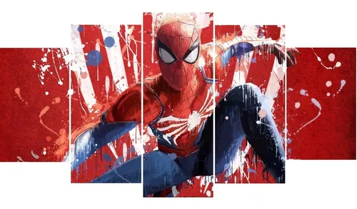 Poster A4 Quadro Moldura Spider Man Ps4 Aranha 32x23cm #7