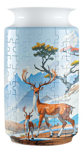 3d Puzzle Vase Diy Craft Creative Con Copa De Agua Estilo B