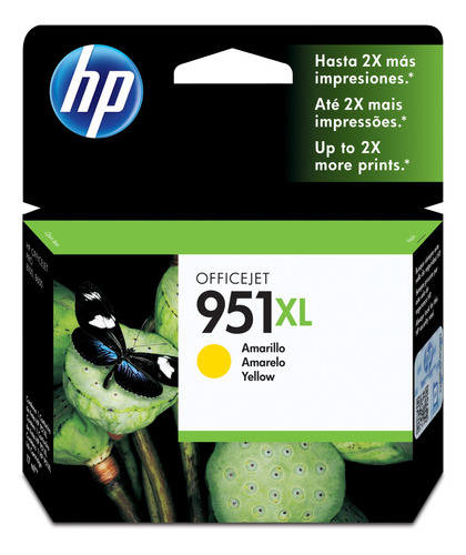 Cartucho De Tinta Hp 951xl Amarillo Original (cn048al)