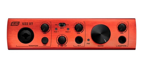 Interfaz De Audio Esi U22xt 2 Canales 24bits Caja Cerrada
