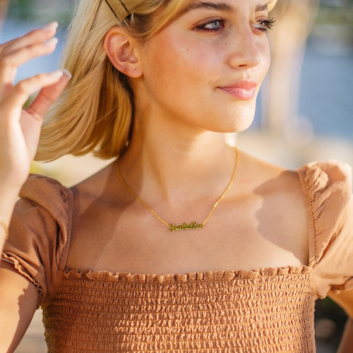 Collar Con Nombre Personalizado De Ldurian | Collar Con Con
