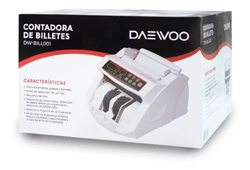 Imagen 9 de 10 de Contadora De Billetes Maquina Contar Daewoo Pesos Dólares