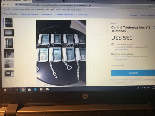 Imagen 6 de 8 de Aparatos Telefonicos Fijos De Oficina Panasonic ,nec Y Otros