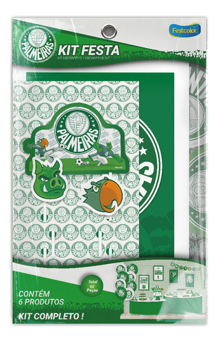 Kit Festa Palmeiras Aniversário Decoração Futebol Time