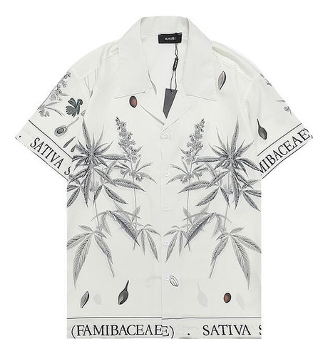 Amiri Camisa Hombre Planta Sativa